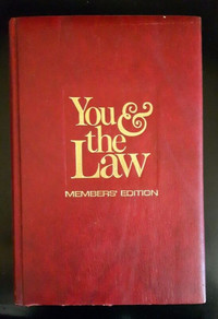 You & the Law. Hard Cover Book.
