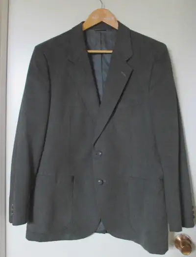 Men’s Vintage Ultra Suede Gray Sport Jacket Size 42, View more