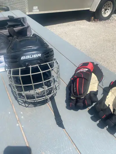 Bauer kids hockey helmet , View more