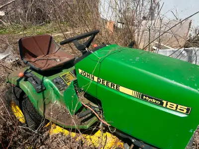 John Deere Hydro 185 – not running, sat for 3 years, View more
