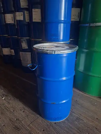 Barrel steel cover and ring 15 gallon food grade