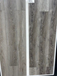 Grey vinyl flooring with underlayment 100% waterproof $1.59/sqft