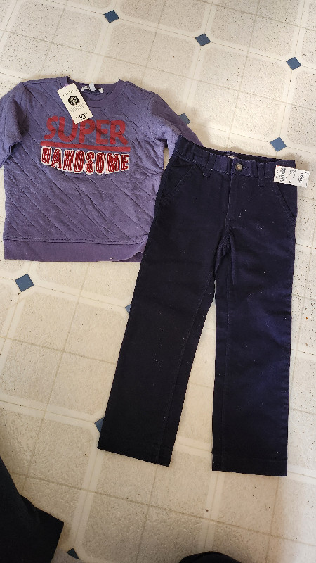 Kids Pants and Top size 5T and 5R both for $5 in Kids & Youth in Cape Breton