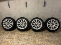 Subaru STi BBS OEM Rims & Tires - 5x114.3