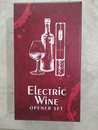 Electric Wine Opener, New!