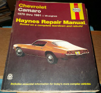 HAYNES 1970-81 CAMARO Repair Manual
