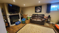 Sun-filled 2bd + 1-bath basement apartment for rent in North Bay