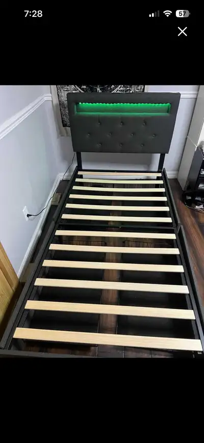 twin bed frame, View more