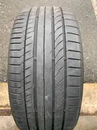 1 X single 265/35/21 continental sport contact 5p with 85% tread