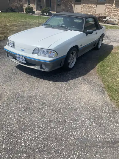 1988 Mustang Gt Cobra Convertible 137 km automatic needs some tlc driven daily selling for Neighbour...