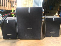 Craig portable compact audio system 2 speakers/système son Craig