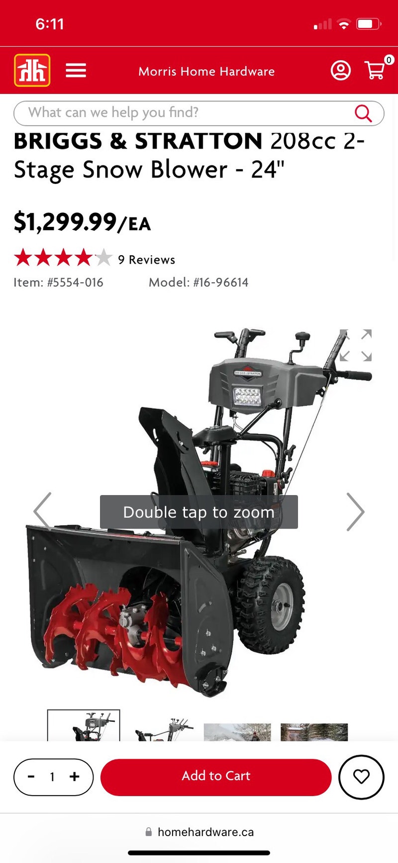 Briggs and stratton snow blower Snowblowers Winnipeg Kijiji