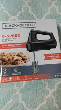 Black & Decker 6-Speed Hand Mixer with Turbo Boost