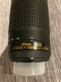 Nikkor AF-P 70-300mm 4.5-6.3G ED DX lens