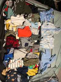 Assorted boys clothing 0-9 months 