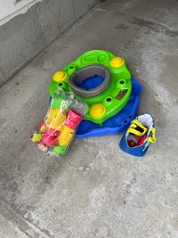 Baby swing and exersaucer