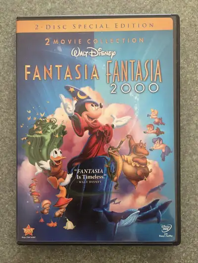 Disney DVDs EUC Fantasia and Fantasia 2000 2 movie collection , View more