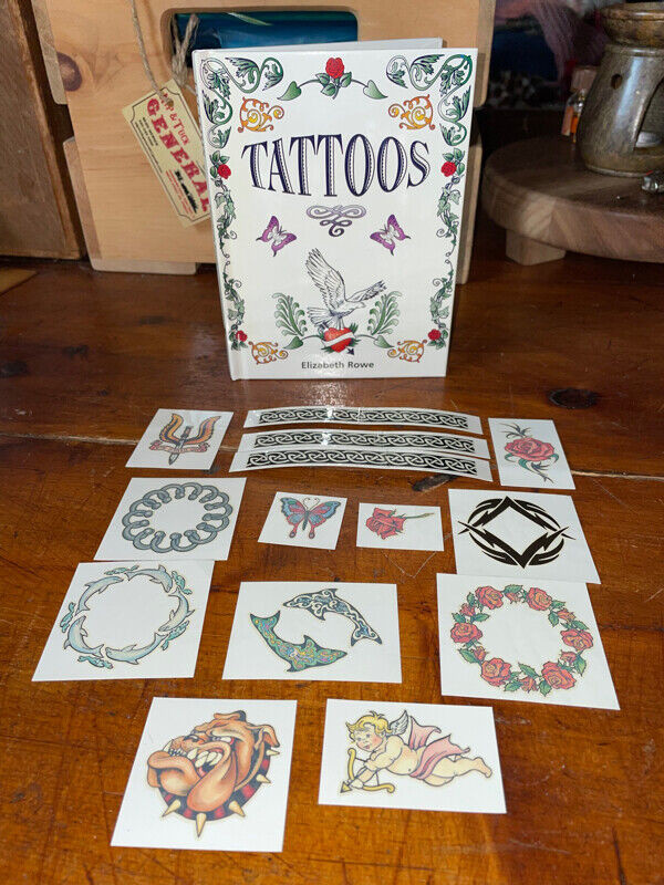 Tattoos - vintage hardcover book by Elizabeth Rowe in Non-fiction in Mississauga / Peel Region - Image 2