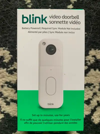 Blink Video Doorbell with Sync Module, View more