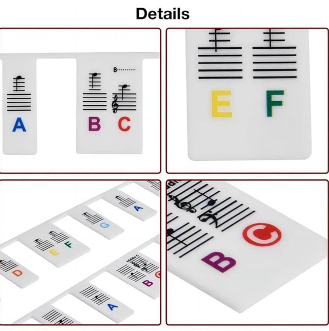 Piano stickers, removable keyboard  note labels in Pianos & Keyboards in St. Catharines - Image 3