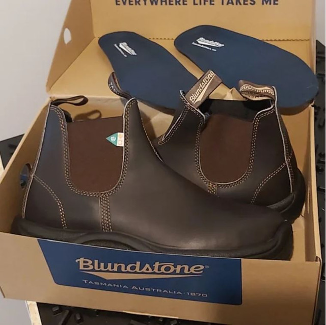 Blundstone 162 Steel Toe Safety Boots  Stout Brown NIB in Men's Shoes in City of Toronto