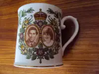 Tasse commémorative du mariage de Charles et Diana