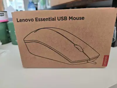 Lenovo Essential USB Mouse , View more