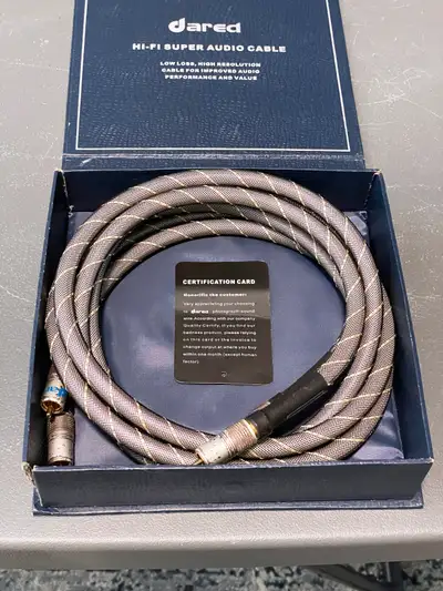 DARED - 1.5m RCA interconnects audio cable, View more