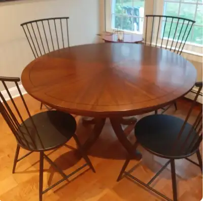 Brand New. Absolutely Gorgeous. Was delivered with a blemish. Table Top Only. Made with solid Walnut...