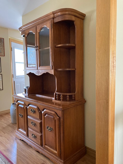Hutch, Table and Chairs, View more