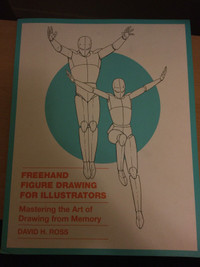 Freehand Figure Drawing for  Illustration book for sale. 