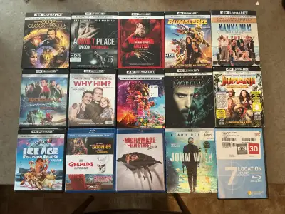 4K blu ray movies, View more