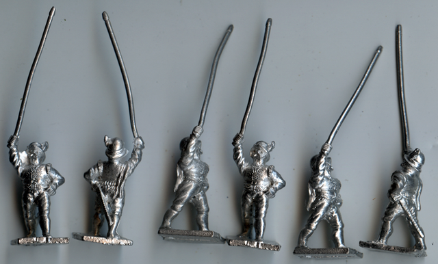 RL1 Landsknecht Officer Minifigs 25mm, Historical, Renaissance