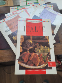 Collection de 8 livrets Cuisine Internationale Cooking Booklets