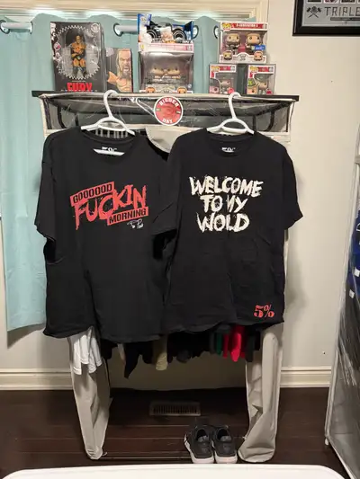 Random Men’s XXL T-Shirts. 5%, Shawn Michaels, Jay Cutler Replaced These With A Bigger Size Asking $...