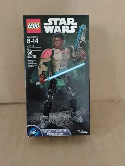 I am offering a brand new, in box LEGO Star Wars Finn buildable figure (75116). This set contains 98...