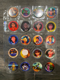 POWER RANGERS POWER CAPS "COMPLETE SET OF 50 POGS BY COLLECT A C