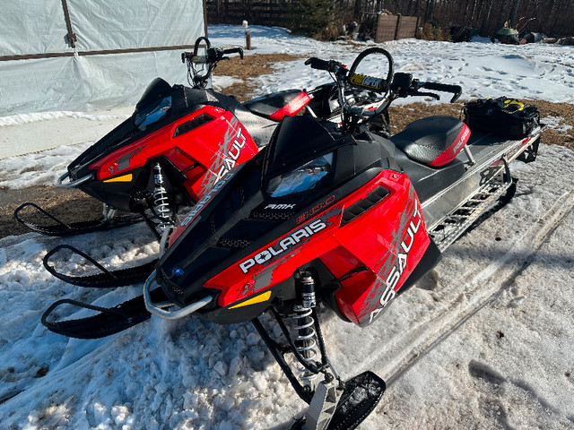 2014 Polaris Assault 800 RMK 155” in Snowmobiles in Edmonton - Image 3