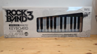 Rock Band 3 Wireless Keyboard for Nintendo Wii Wii U, New Sealed