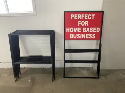 Real estate agent (metal sign frames), View more