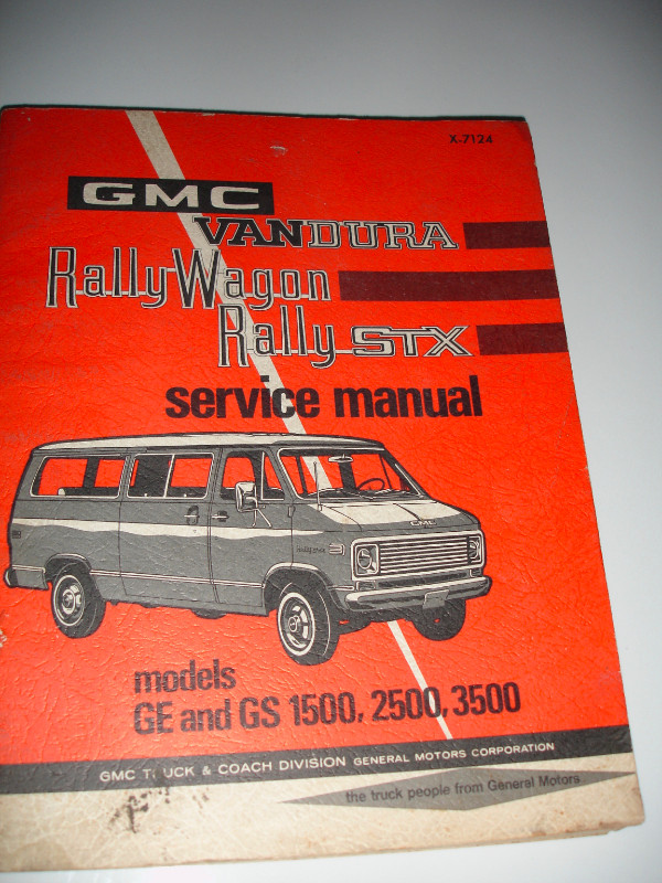 1971 Chevy,GMC Van, Vandura Service Manual in Non-fiction in Oakville / Halton Region - Image 3