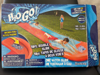 Brand new 18ft Double water slide, H2O Go! Bestway