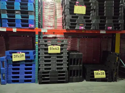 YoU can save Money! Buy our Excellent used pallets at a fraction of the cost of new. They preform th...