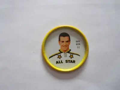 1962 SHIRRIFF HOCKEY COIN Dave Keon ALL STAR NHL, View more