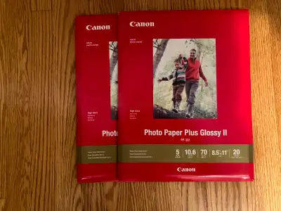 Genuine Canon Photo Paper 20 Sheets $20.00 1 pack 2 packs $35.00, View more