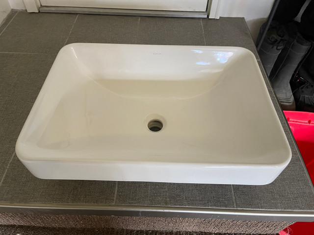 Kohler rectangular vessel sink in Plumbing, Sinks, Toilets & Showers in Banff / Canmore