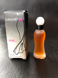 NEW vintage 2 x Mini Collectible Halston Catalyst Perfume