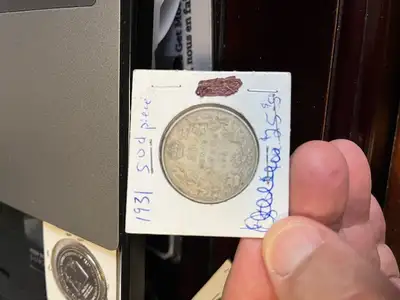 CANADA 1931  50 cent coin, View more