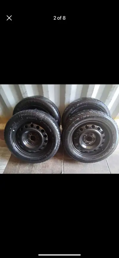 Set of 4 HYUNDAI ELANTRA winter tires rims (205 55 16) pattern (5×114.3)