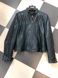 Ladies motorcycle leather, size large